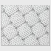 Auf dem Weg in eine zauberhafte Weihnachtsmusik Geschenkpapier (Flach)