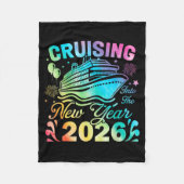 Auf dem Weg ins Jahr 2026 Frohes Neues Jahr Anker Fleecedecke (Vorderseite)