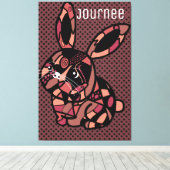 Auf dem Weg Leinwand drucken (Insitu (Holzboden))