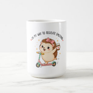 Auf dem Weg, meine Emotionen zu regulieren, lustig Kaffeetasse