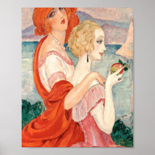 Auf dem Weg nach AnaCapri durch Gerda Wegener Poster