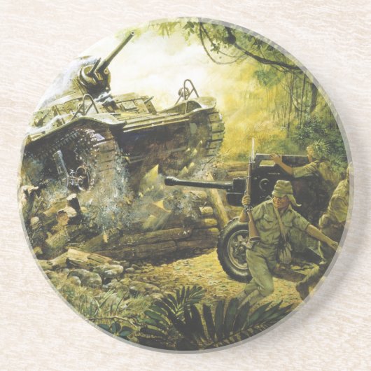 Auf dem Weg nach Bataan Don Millsap Getränkeuntersetzer (Vorne)