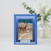 Auf dem Weg nach Bethlehem Postkarte (Stehend Vorderseite)