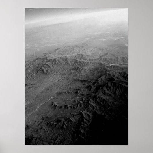 auf dem Weg nach Hawaii B&W Poster (Vorne)