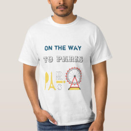 Auf dem Weg nach Paris - Männer - weißer T - Shirt