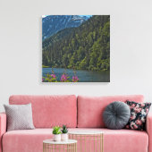 Auf dem Weg nach Seward Alaska - Eine Kunstdrucker Leinwanddruck (Insitu (Wohnzimmer))