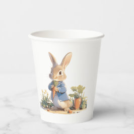 Auf dem Weg Peter Rabbit Baby Dusche Pappbecher
