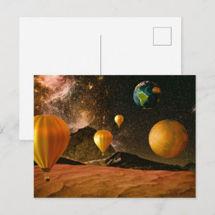 Auf dem Weg Postkarte