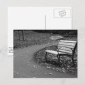 Auf dem Weg Postkarte (Vorne/Hinten)