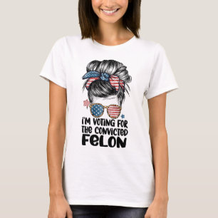 Auf dem Weg, um für einen Verbrecher lustigen Wahl T-Shirt