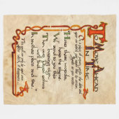 Auf dem Weg voran Fleecedecke (Vorderseite (Horizontal))