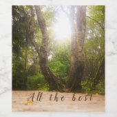 Auf dem Weg... Weinetikett (Einzelnes Label)