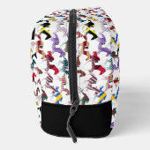 Auf dem Weg zu den Pferderennen Jockey Silk Muster Waschbeutel (Rechts)