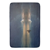 Auf dem Weg zu den Wolken Badematte (Vorderseite Vertikal)