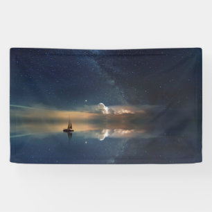 Auf dem Weg zu den Wolken Banner