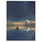 Auf dem Weg zu den Wolken Klemmbrett (Rückseite)