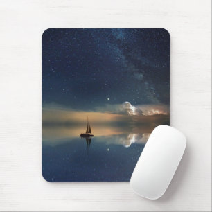Auf dem Weg zu den Wolken Mousepad
