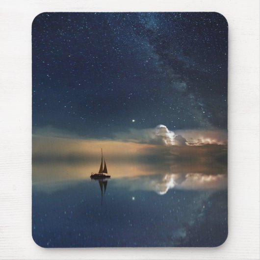 Auf dem Weg zu den Wolken Mousepad (Vorne)