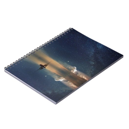 Auf dem Weg zu den Wolken Notizblock (Linke Seite)