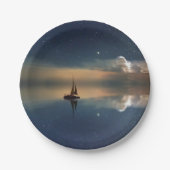 Auf dem Weg zu den Wolken Pappteller (Vorderseite)