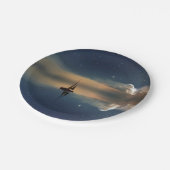 Auf dem Weg zu den Wolken Pappteller (Schrägansicht)