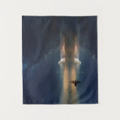 Auf dem Weg zu den Wolken Wandteppich (Vorderseite)