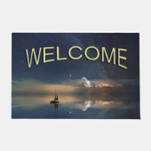 Auf dem Weg zu den Wolken Willkommen Fußmatte (Vorderseite)