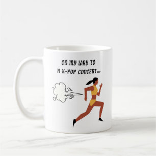 Auf dem Weg zu einem K-Pop Konzert Kaffeetasse
