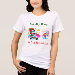 Auf dem Weg zu einem Valentinstag Sonderdesign Tri-Blend Shirt