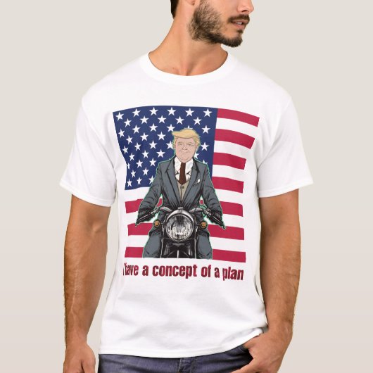 Auf dem Weg zu einer besseren Zukunft: Trumps Visi T-Shirt (Vorderseite)