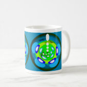 Auf dem Weg zu grüner Kunst Kaffeetasse (VorderseiteRechts)