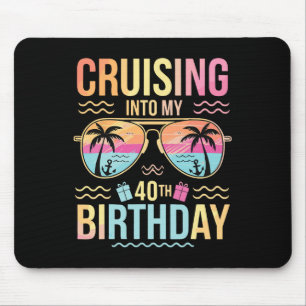 Auf dem Weg zu meinem 40. Geburtstag Tropischer So Mousepad