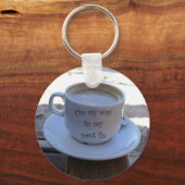 "Auf dem Weg zu meiner nächsten Korrektur" - Schlü Schlüsselanhänger (Vorderseite)