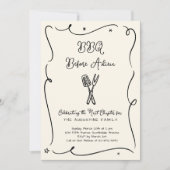 Auf dem Weg zu Party GRILLEN Einladung (Vorderseite)