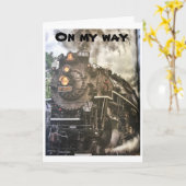 ***AUF DEM WEG ZU SAGEN*** GLÜCKLICH GEBURTSTAG KARTE (Gelbe Blume)