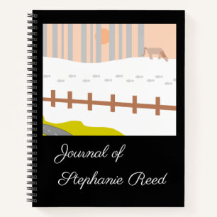 Auf dem Weg zu Sioux Falls: 8,5" x 11" Notizblock