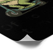 Auf dem Weg zu Tom Foolery Frog, lustig Whimsical Poster (Ecke)