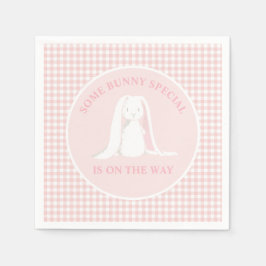 Auf dem Weg zum Baby Dusche gibt es ein Bunny Spec Serviette