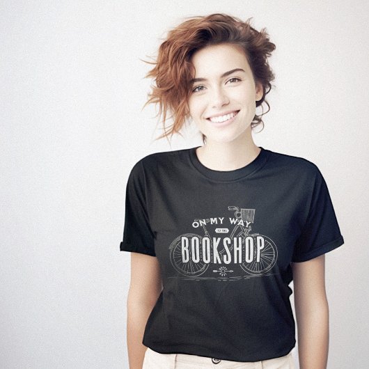 Auf dem Weg zum Bookshop Happy Reader T-Shirt