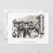 Auf dem Weg zum Derby Postkarte (Vorne/Hinten)