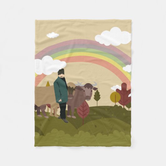 Auf dem Weg zum Dorf Fleecedecke (Vorderseite)