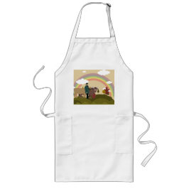 Auf dem Weg zum Dorf Lange Schürze