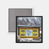 Auf dem Weg zum Everest, Himalaya - Nepal Magnet (Vorderseite/Rückseite)