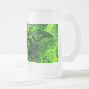 auf dem Weg zum Grünen Mattglas Bierglas
