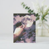 Auf dem Weg zum Mond! Postkarte (Stehend Vorderseite)