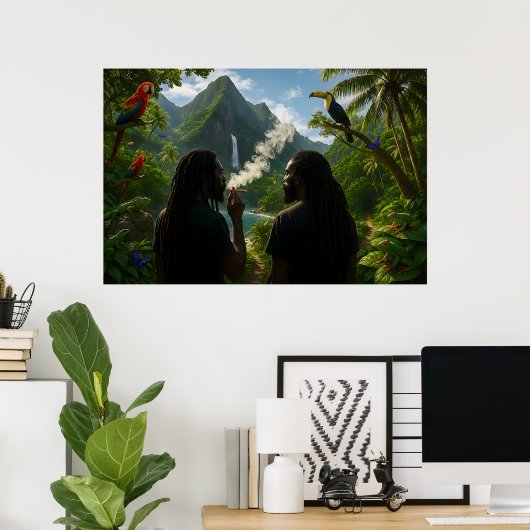 Auf dem Weg zum Orakel Poster (Heimbüro)