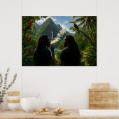 Auf dem Weg zum Orakel Poster (Küche)