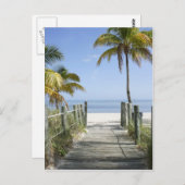 Auf dem Weg zum Paradies Postkarte (Vorne/Hinten)