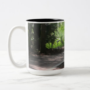 Auf dem Weg zum Parker See Zweifarbige Tasse