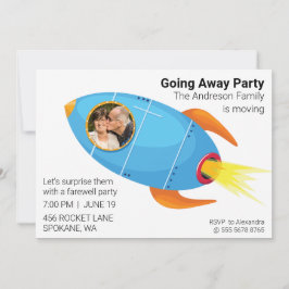 Auf dem Weg zum Party Fantastische Räumlichkeiten Einladung